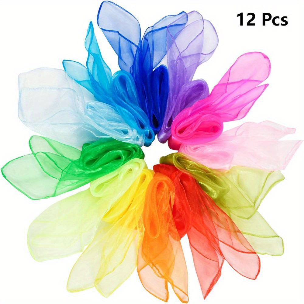 Silk Scarf Square - 10pcs/12pcs 새로운 스타일 스퀘어 저글링 실크