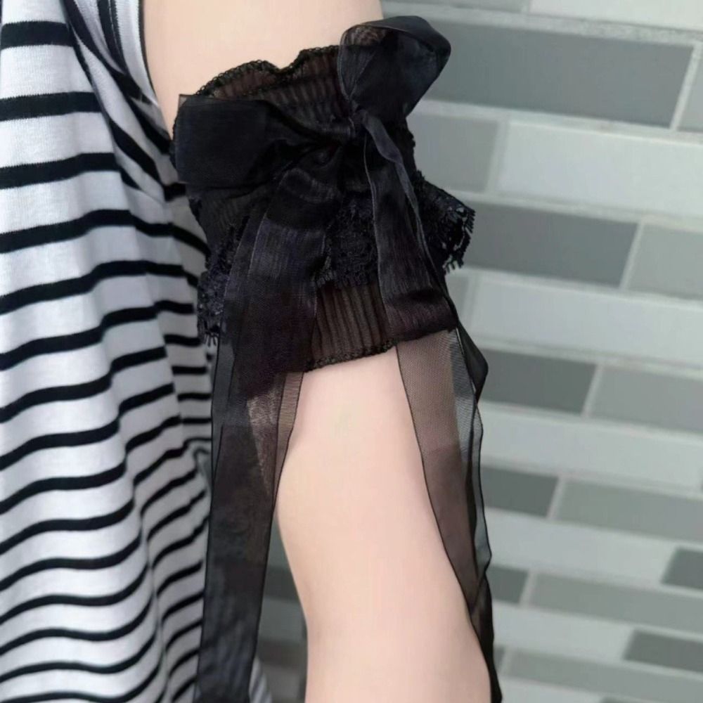 Women'S Winter Accessories Set - 패션 레이스 로리타 팔 슬리브 탄성