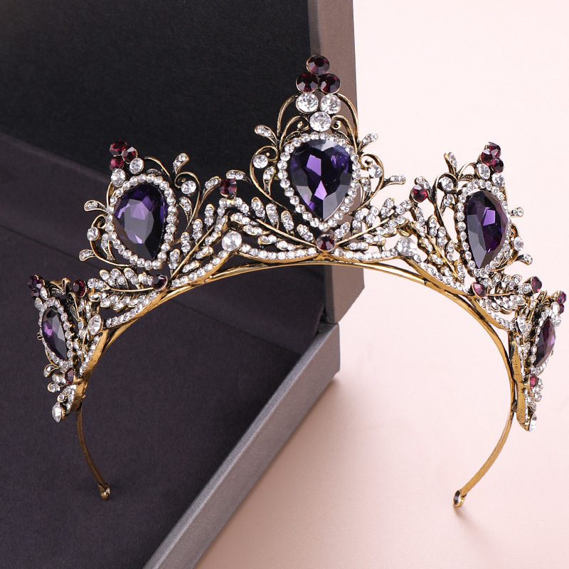 Women'S Wedding Accessories - 우아한 크라운 헤드피스 바로크 빈티지 티아라