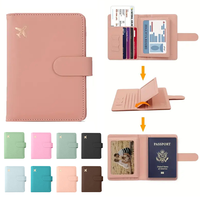 Women Accessories List - 귀여운 버클이 있는 방수 가죽 여권