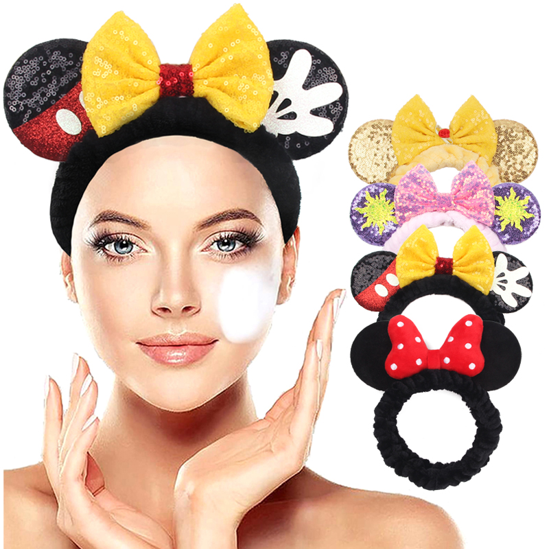 Women Accessories Online - 새로운 마우스 귀 세안 헤어밴드 부드러운