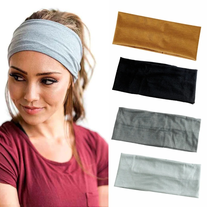 Women Accessories Online - 9CM 엑스트라 와이드 스포츠 요가 헤어밴드