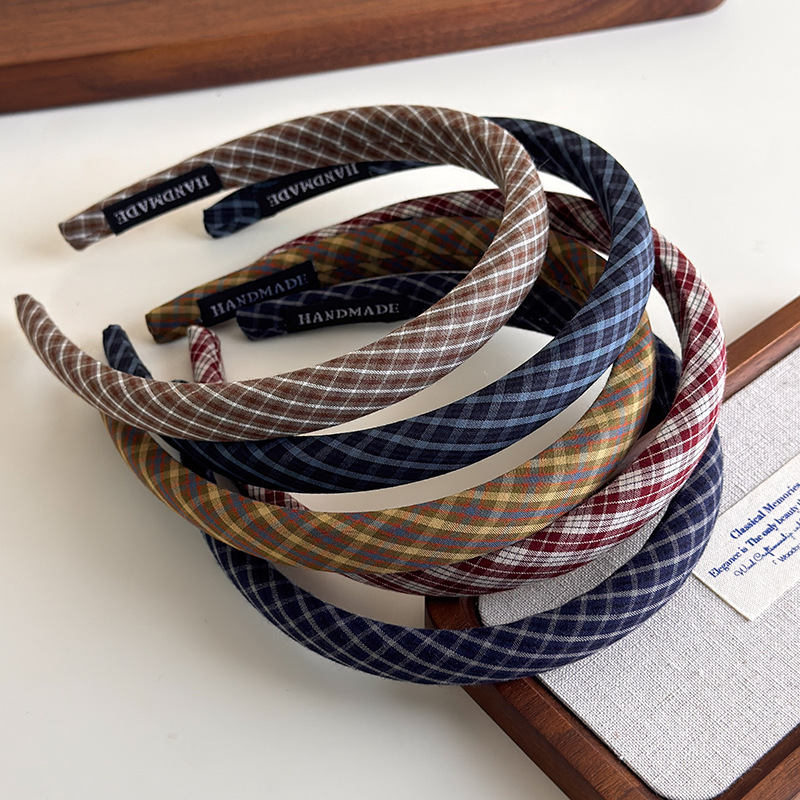 Women Accessories Online - 여성용 빈티지 머리띠 여자 대학 스타일