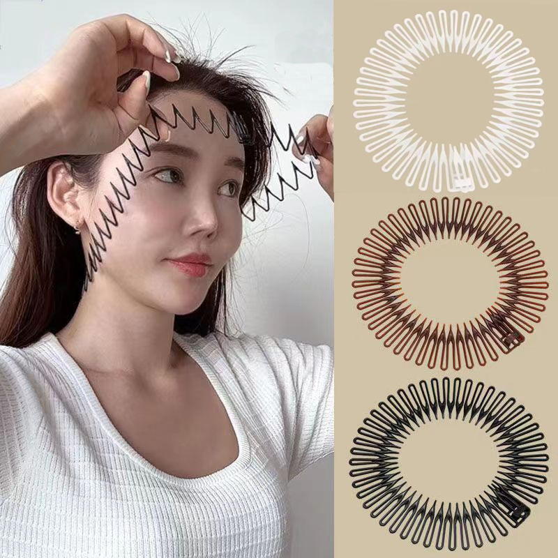 Women Accessories Wholesale China - 플라스틱 전체 원형 스트레치 유연한 빗