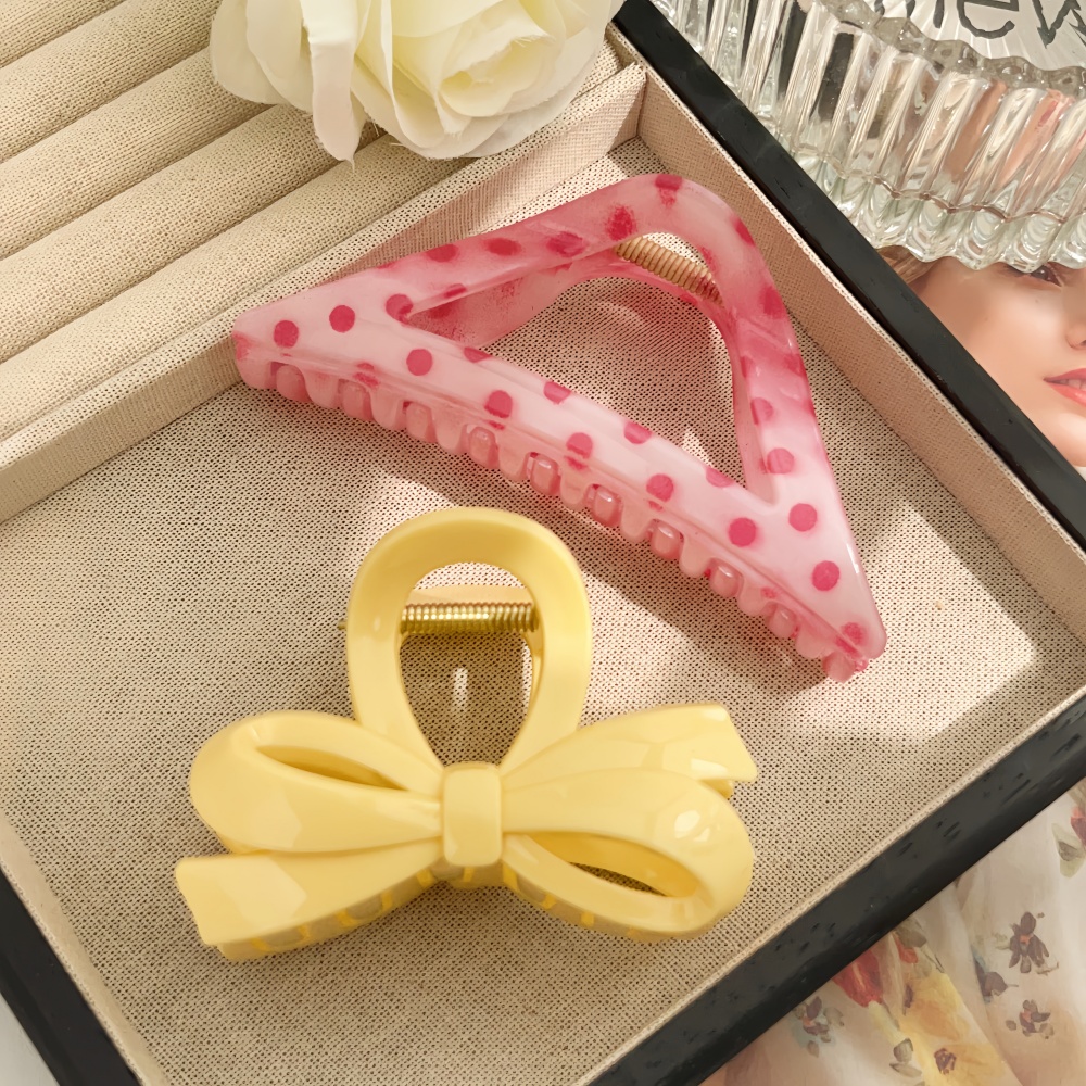 Women Accessories Wholesale China - 여성용 19가지 스타일 헤어 클로 클립,