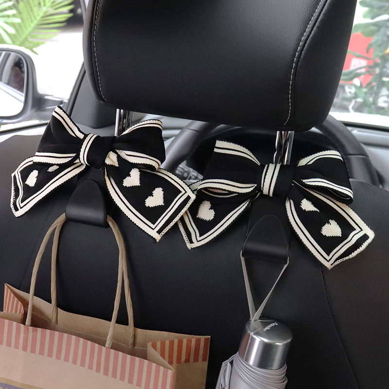 Women Accessories List - 유니버설 연인 나비매듭 자동차 후크, 좌석