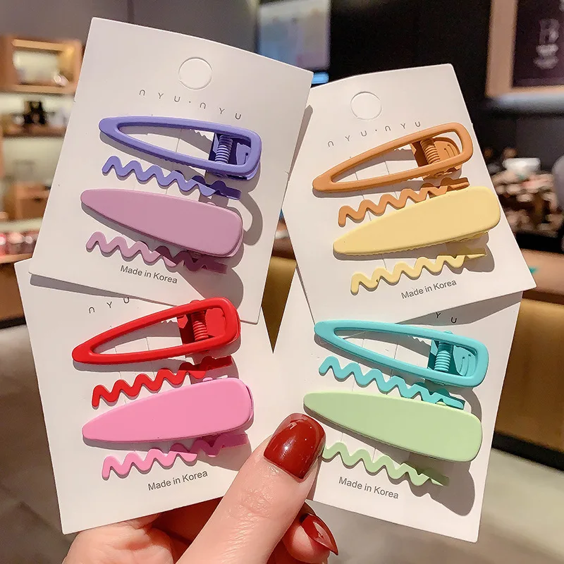 4 개/대 아이 디자이너 합금 헤어 클립 핀 여자 여자 - Women Accessories Wholesale China 리뷰 및 가격