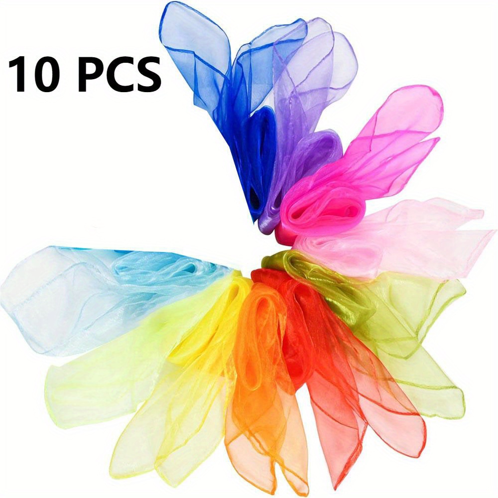 10pcs/12pcs 새로운 스타일 스퀘어 저글링 실크 - Silk Scarf Square 리뷰 및 가격