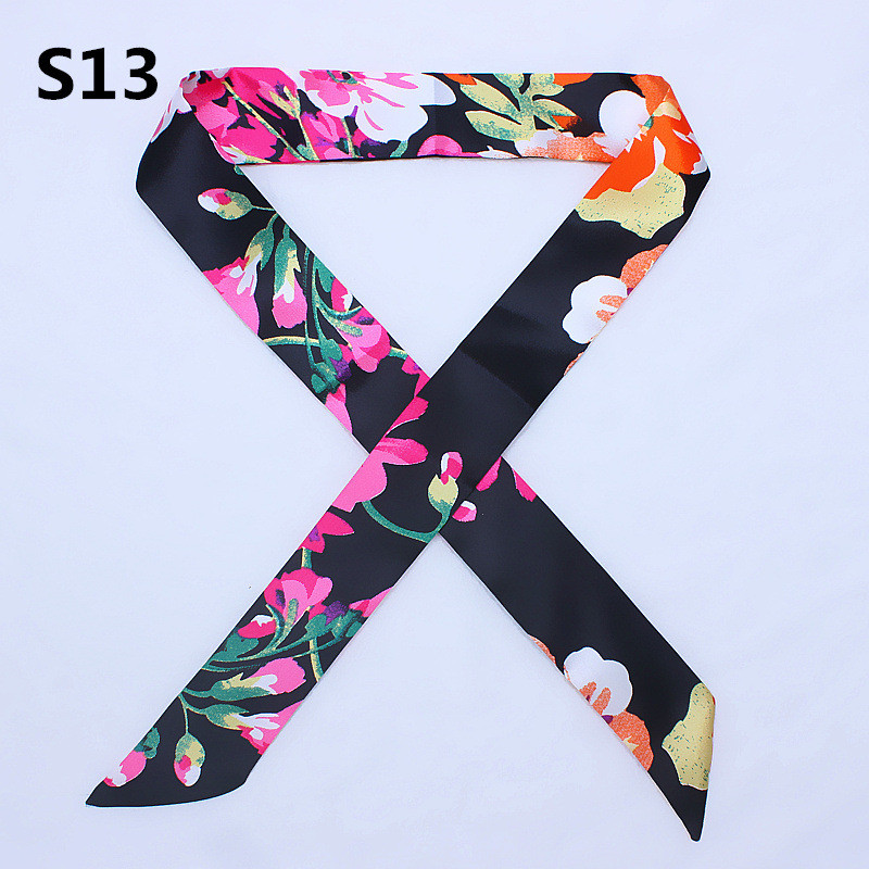 47 색상 브랜드 두건 작은 실크 가방 스카프 여성 머 - Silk Scarf Square 리뷰 및 가격