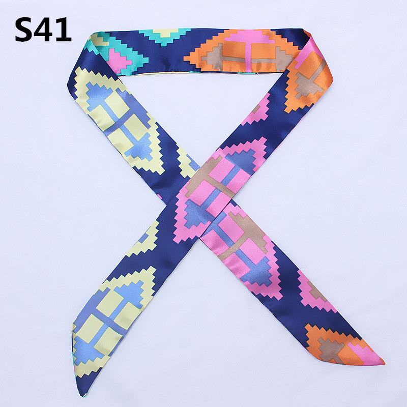 47 색상 브랜드 두건 작은 실크 가방 스카프 여성 머 - Silk Scarf Square 리뷰 및 가격