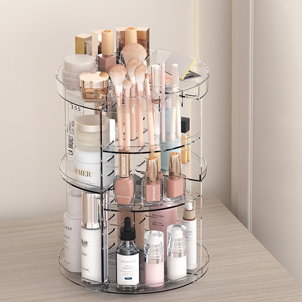 360도 회전식 화장품 보관함(조절 가능한 선반 포함) - Women Accessories List 리뷰 및 가격