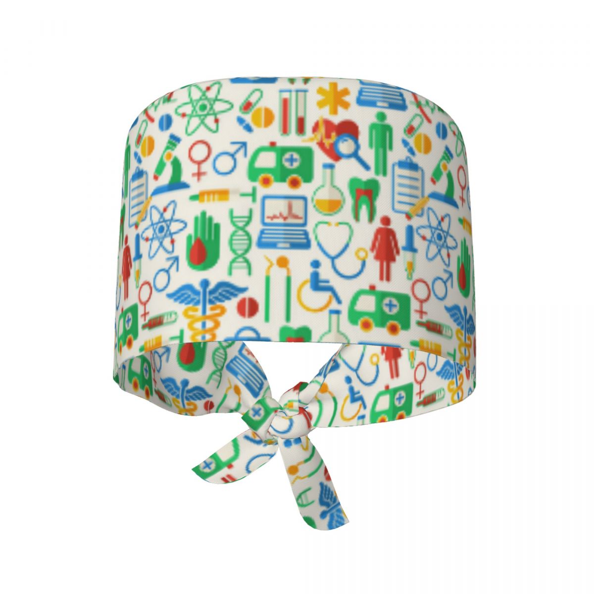 작업용 스크럽 모자 의료용 심리스 벡터 배경과 플랫 아 - Women Accessories Vector 리뷰 및 가격