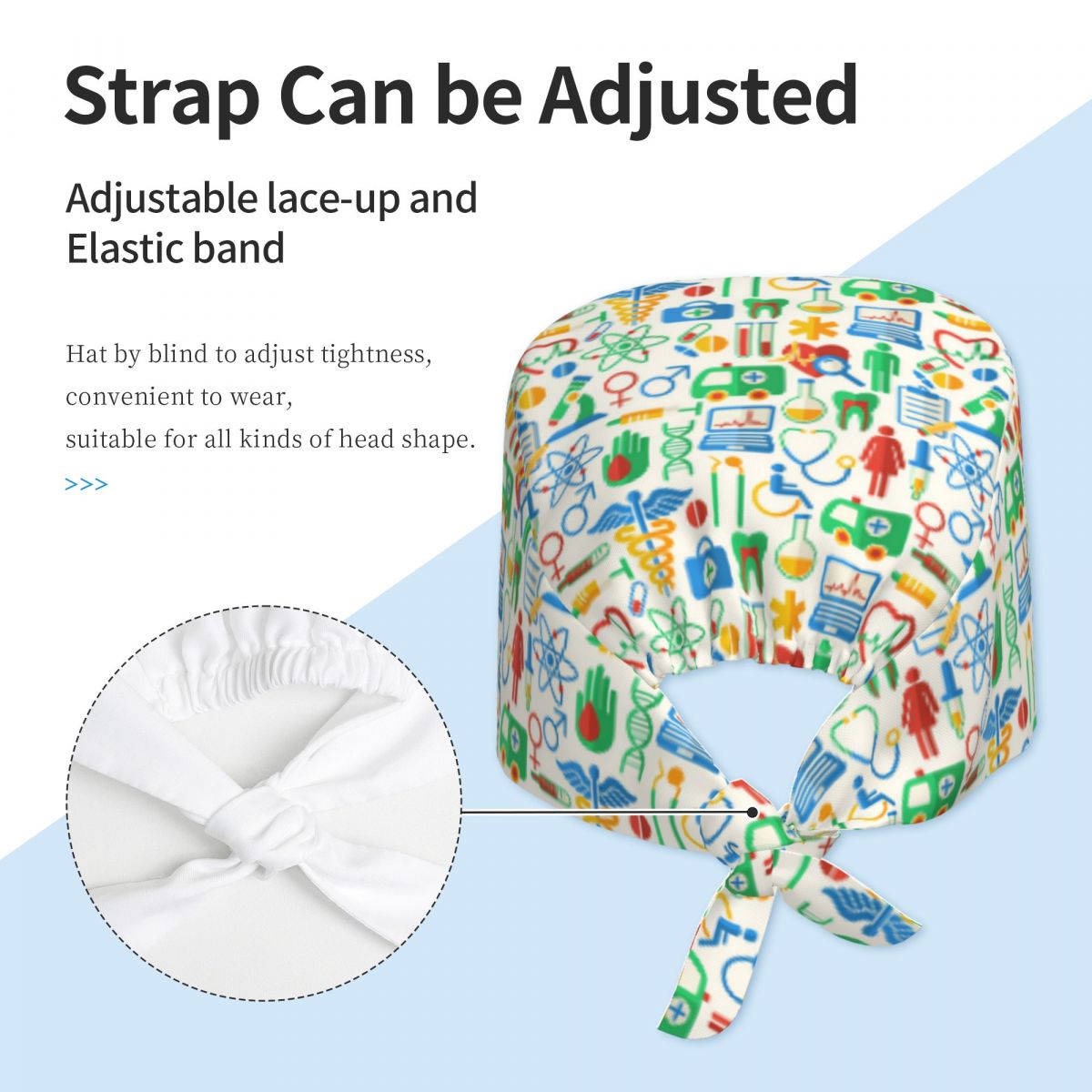작업용 스크럽 모자 의료용 심리스 벡터 배경과 플랫 아 - Women Accessories Vector 리뷰 및 가격