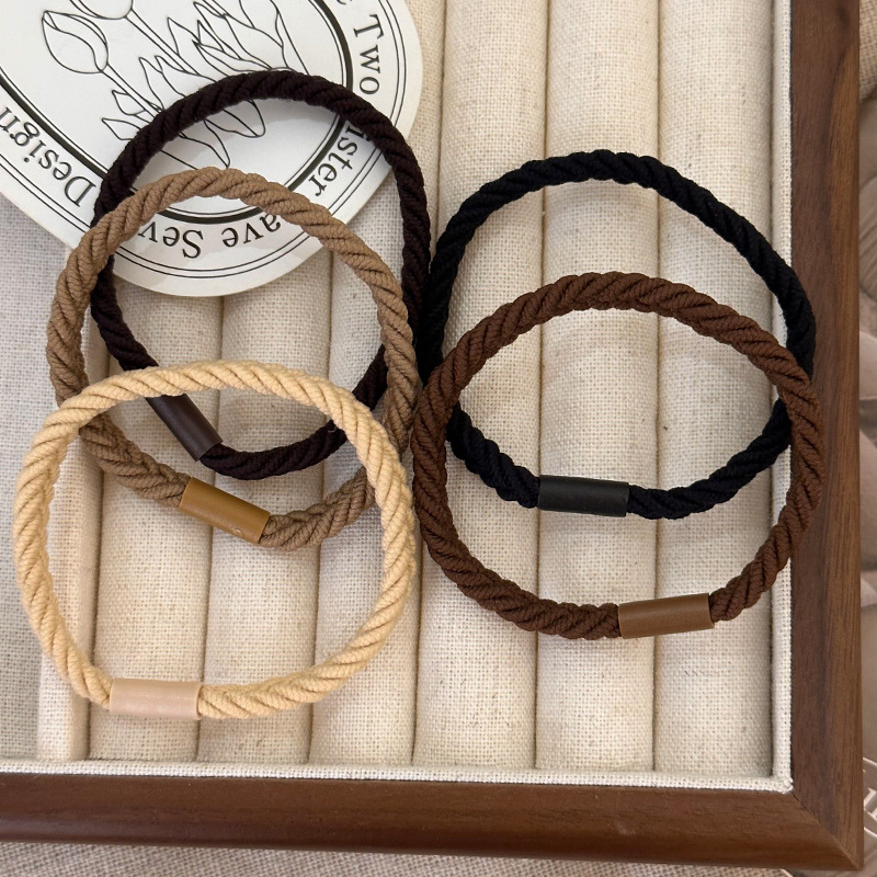 1/5개 세트 탄성 고무줄 머리끈 여성용 소녀용 스크런 - Women Accessories Online 리뷰 및 가격