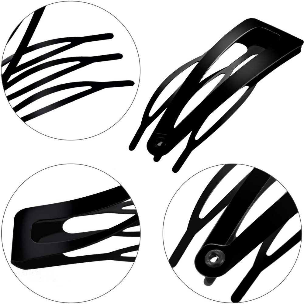 10 개/몫 금속 스냅 헤어 클립 Updo 헤어핀 헤어 - Women Accessories List 리뷰 및 가격