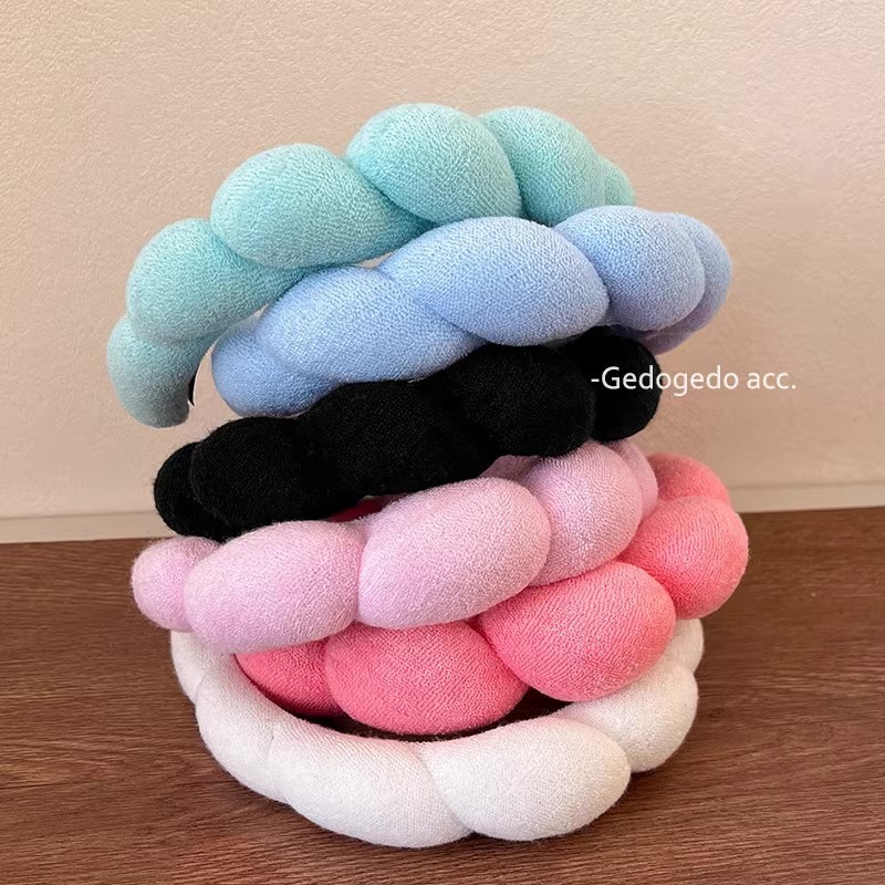 여성을위한 레트로 푹신한 헤어 밴드 스폰지 머리띠 벨벳 - Women Accessories Online 리뷰 및 가격