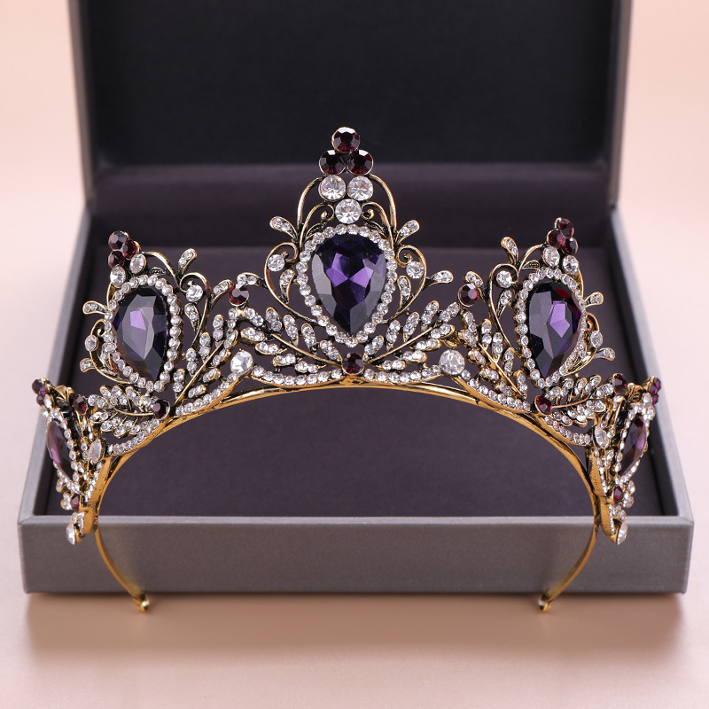 우아한 크라운 헤드피스 바로크 빈티지 티아라 웨딩 신부 - Women'S Wedding Accessories 리뷰 및 가격