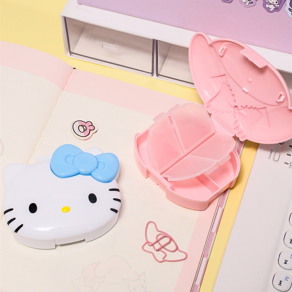 정품 산리오 헬로 키티 마이 멜로디 알약 상자 휴대용  - Women Accessories List 리뷰 및 가격