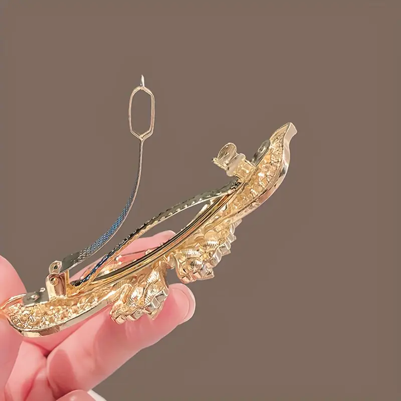 우아한 나비 클립, 세련된 라인스톤 헤어 클립, 반짝이 - Women Accessories Online 리뷰 및 가격