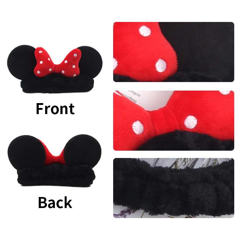 새로운 마우스 귀 세안 헤어밴드 부드러운 산호 플리스  - Women Accessories Online 리뷰 및 가격