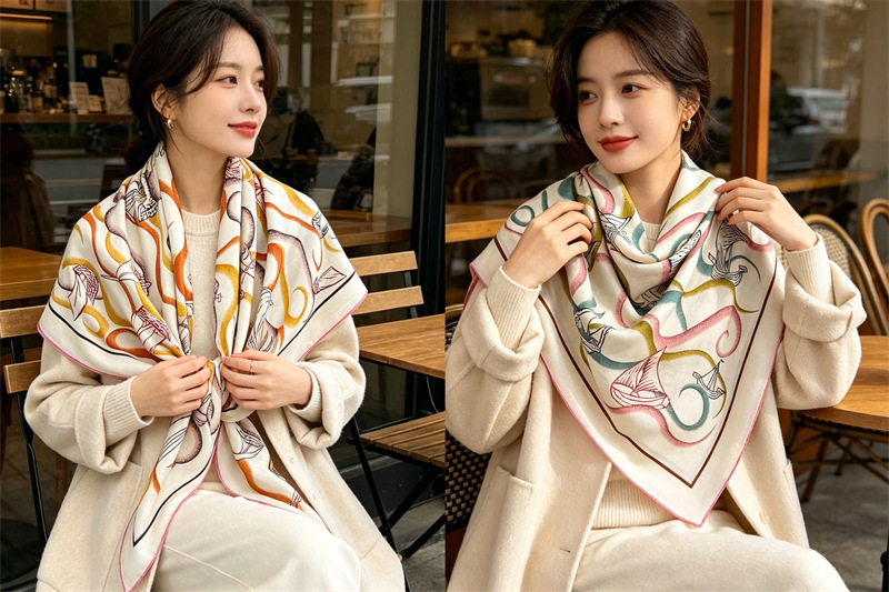 양면 135CM 스카프 럭셔리 디자이너 캐시미어 파시미 - Women'S Winter Accessories Set 리뷰 및 가격