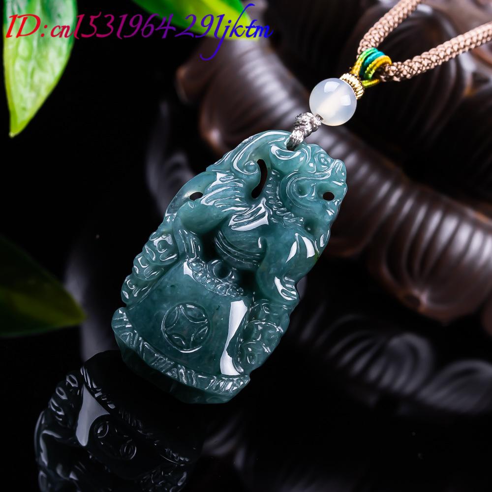 버마산 비취석 픽시우 펜던트 디자이너 원석 부적 진짜  - Women Accessories For Gift 리뷰 및 가격