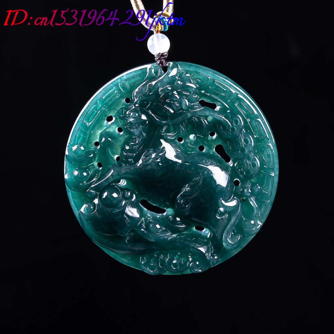 버마산 경옥 드래곤 펜던트 원석 진짜 옥 여성용 선물  - Women Accessories For Gift 리뷰 및 가격