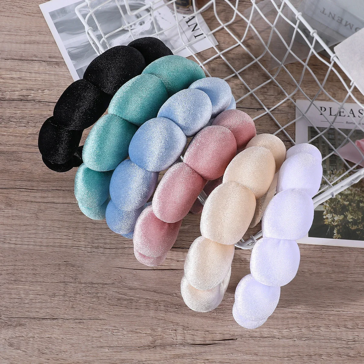 여성용 스폰지 머리띠 소녀 푹신한 헤어 밴드 메이크업  - Women Accessories Online 리뷰 및 가격