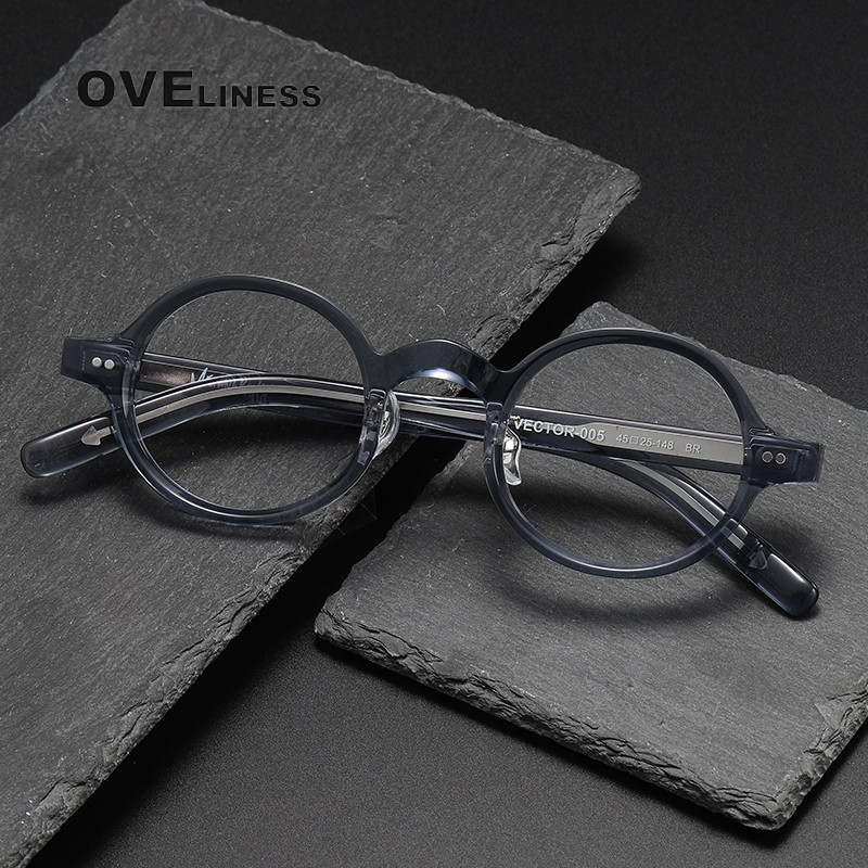 2025 빈티지 아세테이트 안경 프레임 남자 레트로 디 - Women Accessories Vector 리뷰 및 가격