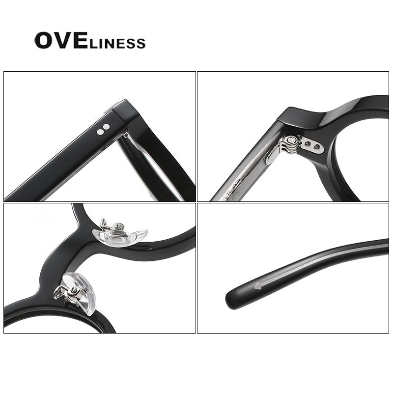 2025 빈티지 아세테이트 안경 프레임 남자 레트로 디 - Women Accessories Vector 리뷰 및 가격