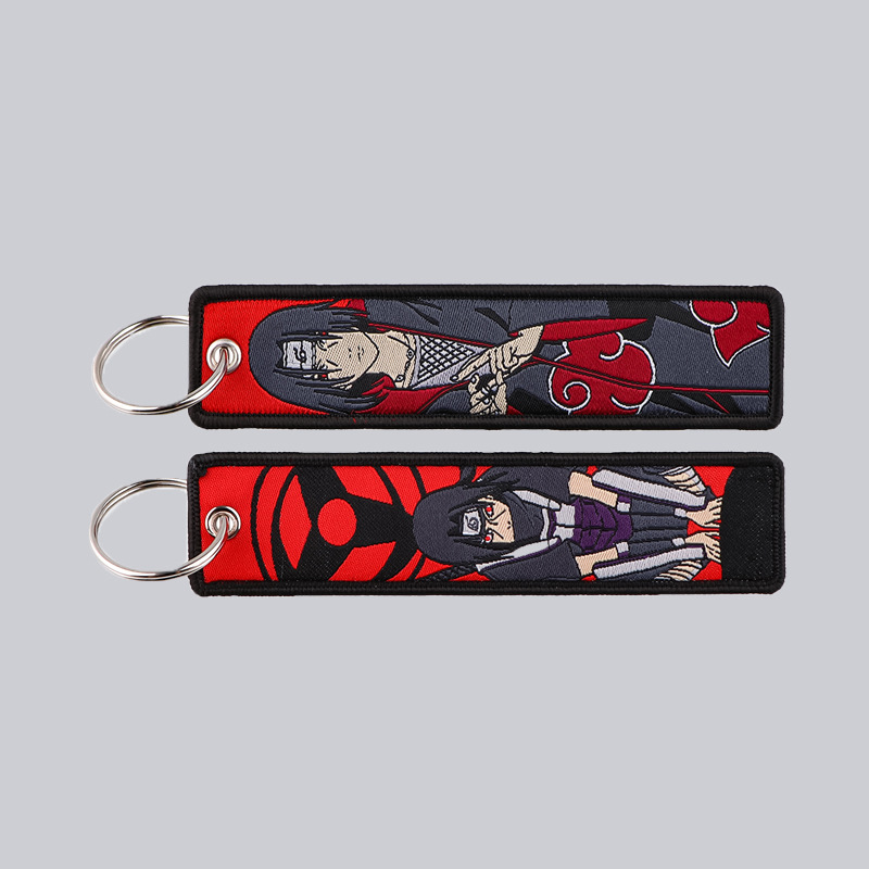 애니메이션 나루토 자수 열쇠고리 멋진 키 태그 여성용  - Women Accessories Sale 리뷰 및 가격