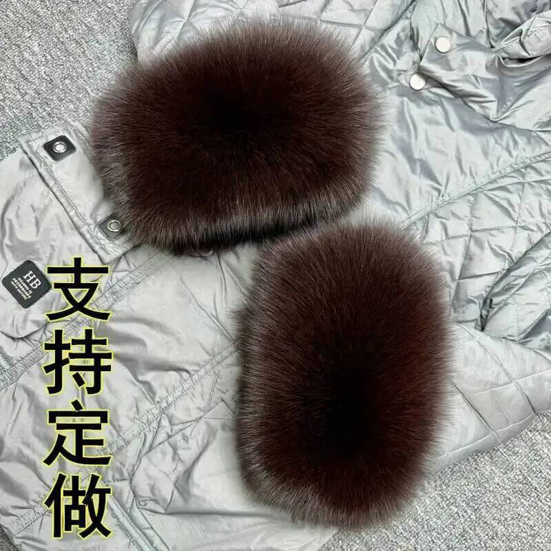여성용 여우털 팔토시 세트, 울 코트 자켓용 따뜻한 털 - Women'S Winter Accessories Set 리뷰 및 가격