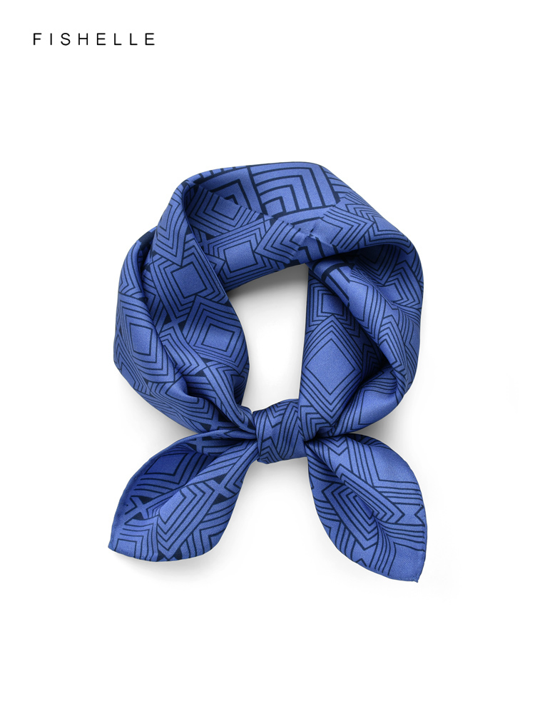 중국 클래식 블루 화이트 도자기 천연 실크 스카프, 능 - Silk Scarf Square 리뷰 및 가격
