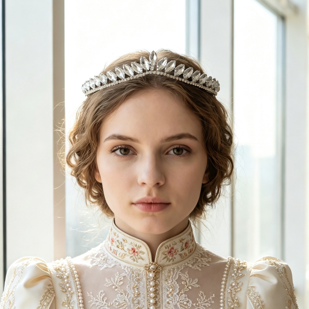 미니멀리스트 크리스탈 웨딩 헤어 티아라 신부 여성용 헤 - Women'S Wedding Accessories 리뷰 및 가격