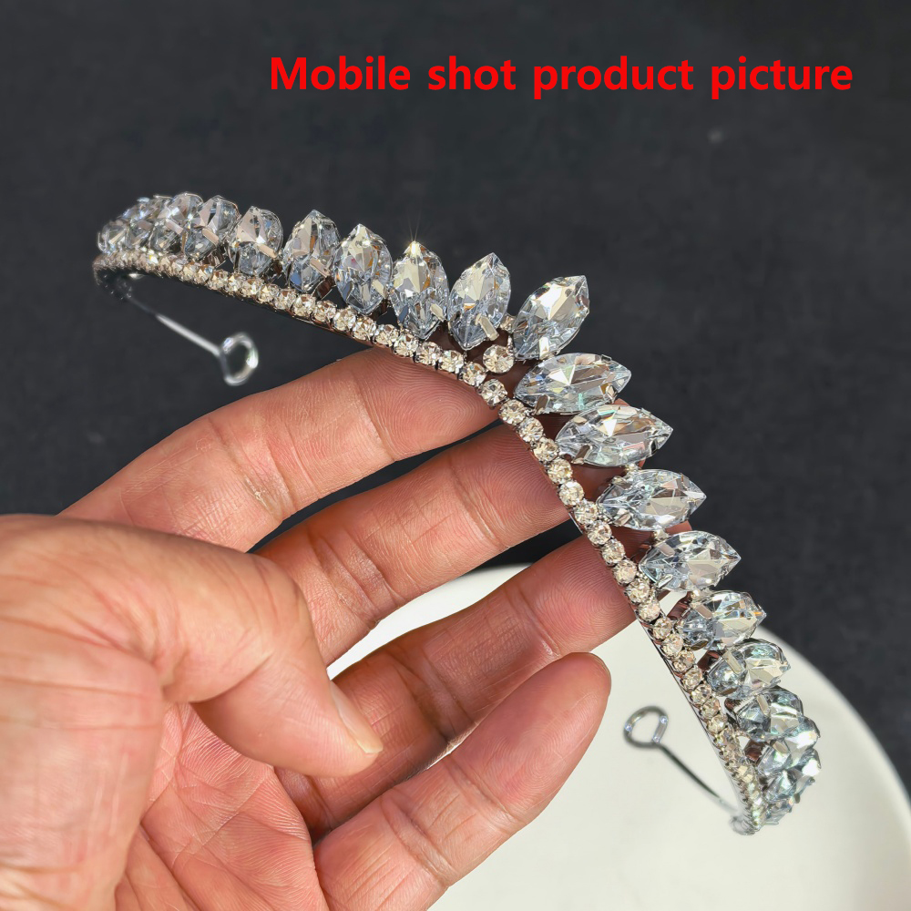 미니멀리스트 크리스탈 웨딩 헤어 티아라 신부 여성용 헤 - Women'S Wedding Accessories 리뷰 및 가격