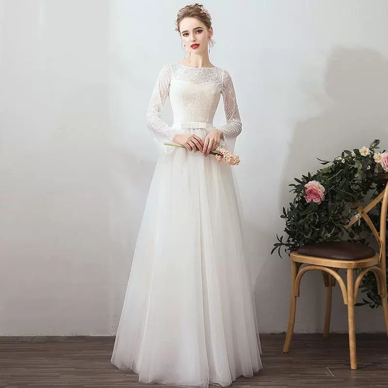 2026 신상 레트로 긴팔 웨딩드레스, 이브닝드레스,  - Women'S Accessories For Neck 리뷰 및 가격