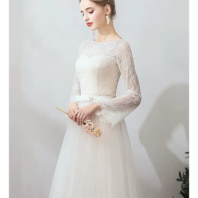 2026 신상 레트로 긴팔 웨딩드레스, 이브닝드레스,  - Women'S Accessories For Neck 리뷰 및 가격