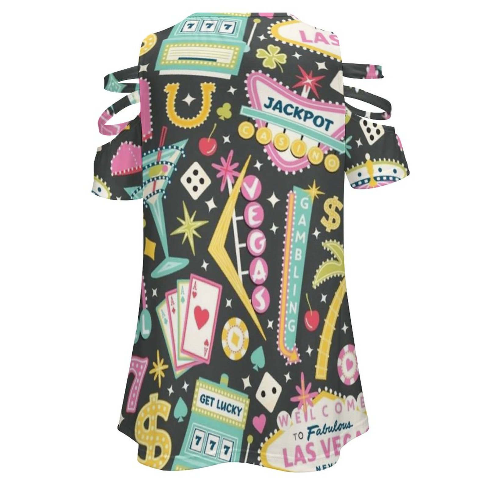 Viva Las Vegas 여성용 티셔츠, 꽃무늬 프린 - Women Accessories Vector 리뷰 및 가격