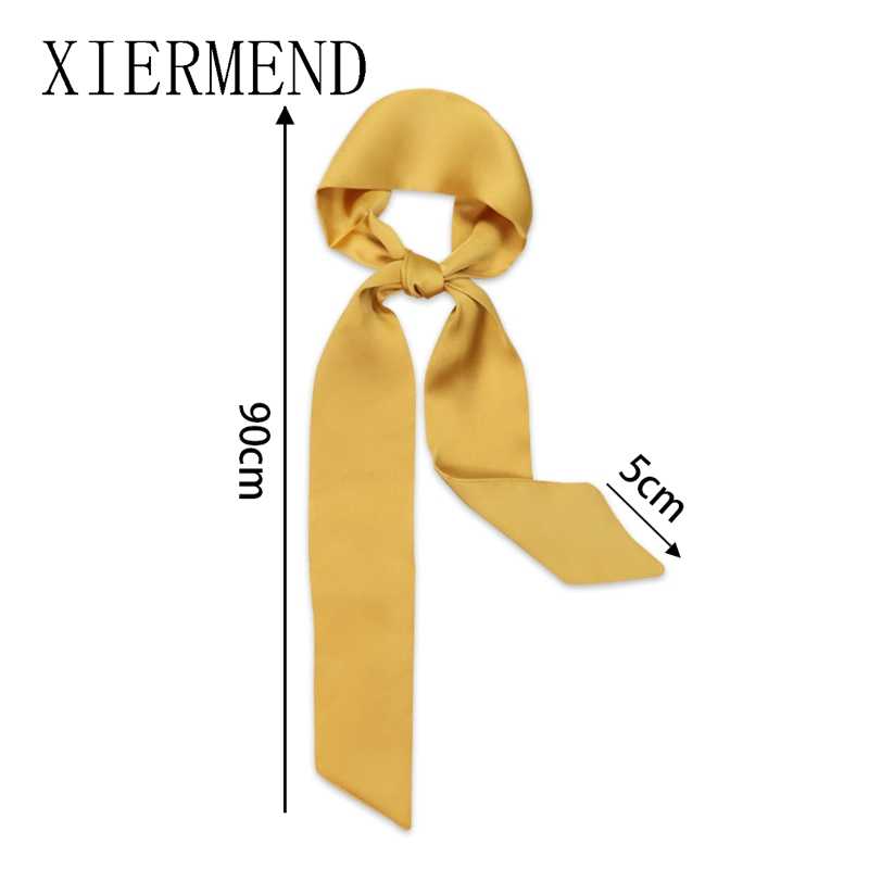 새로운 긴 가방 스카프 여성 헤어 밴드 레이디 액세서리 - Women'S Accessories For Neck 리뷰 및 가격