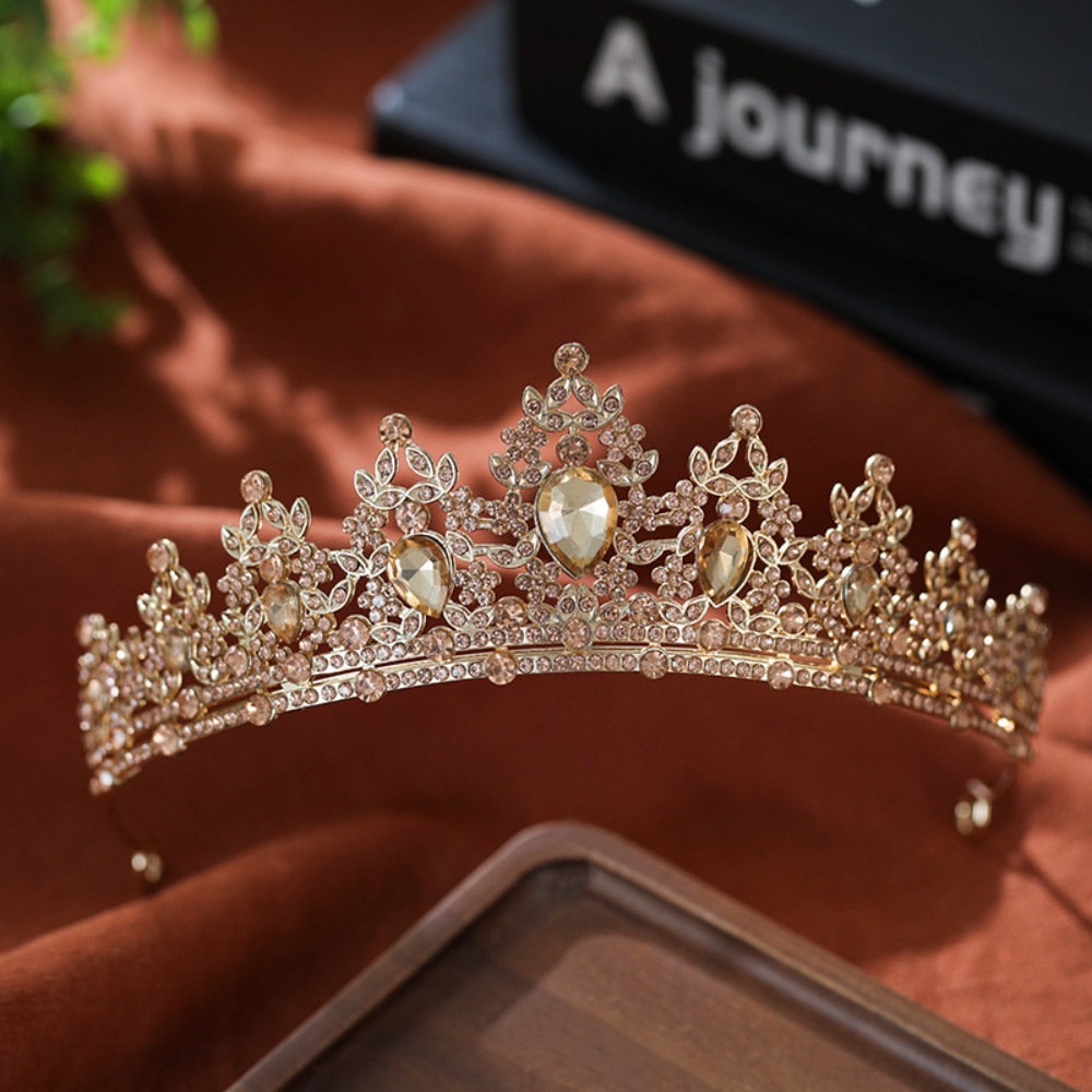 빈티지 리프 바인 실버 도금 라인스톤 신부 왕관 티아라 - Women'S Wedding Accessories 리뷰 및 가격