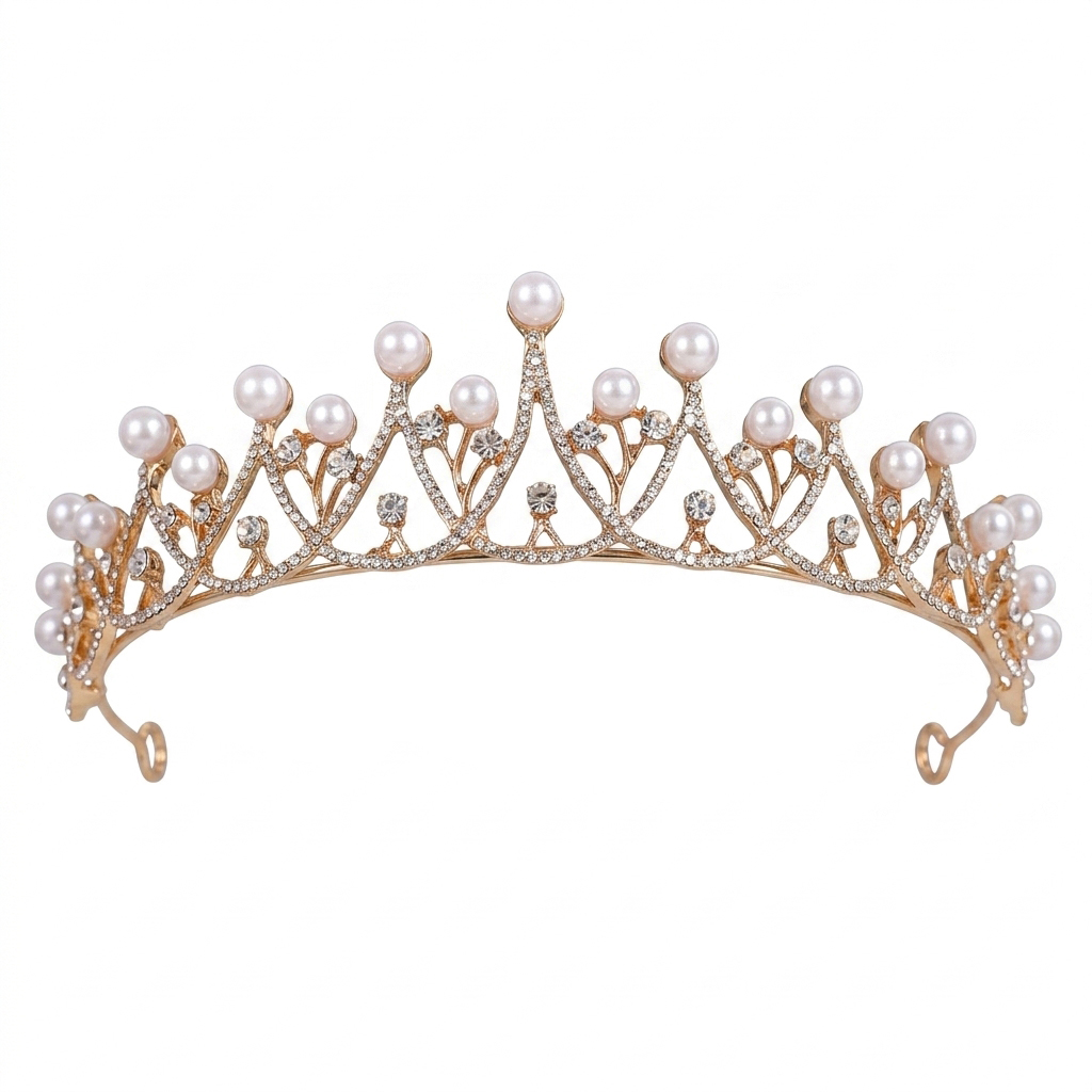 웨딩드레스 액세서리용 신부 왕관 헤드피스 진주 럭셔리  - Women'S Wedding Accessories 리뷰 및 가격