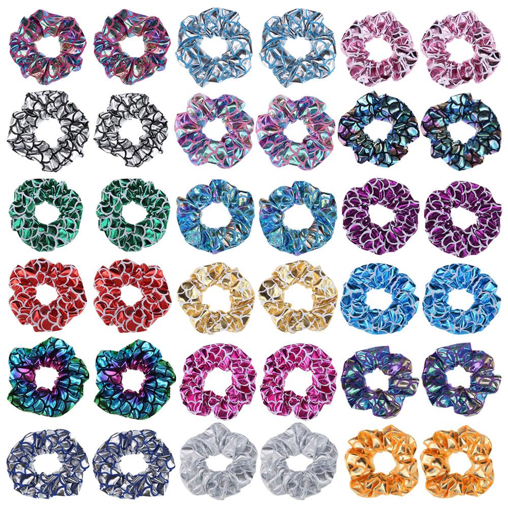 컬러 레이저 천 부티크 인어 린 대장 포니 테일 탄성  - Women Accessories Sale 리뷰 및 가격