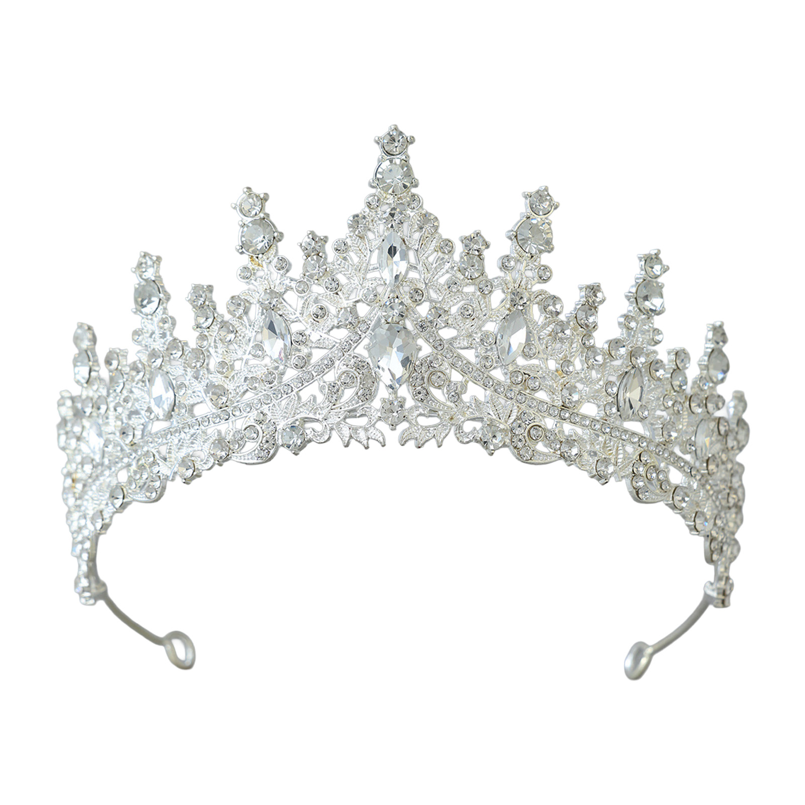신부 머리 장식 웨딩 예식용 반짝이는 라인스톤 크라운  - Women'S Wedding Accessories 리뷰 및 가격