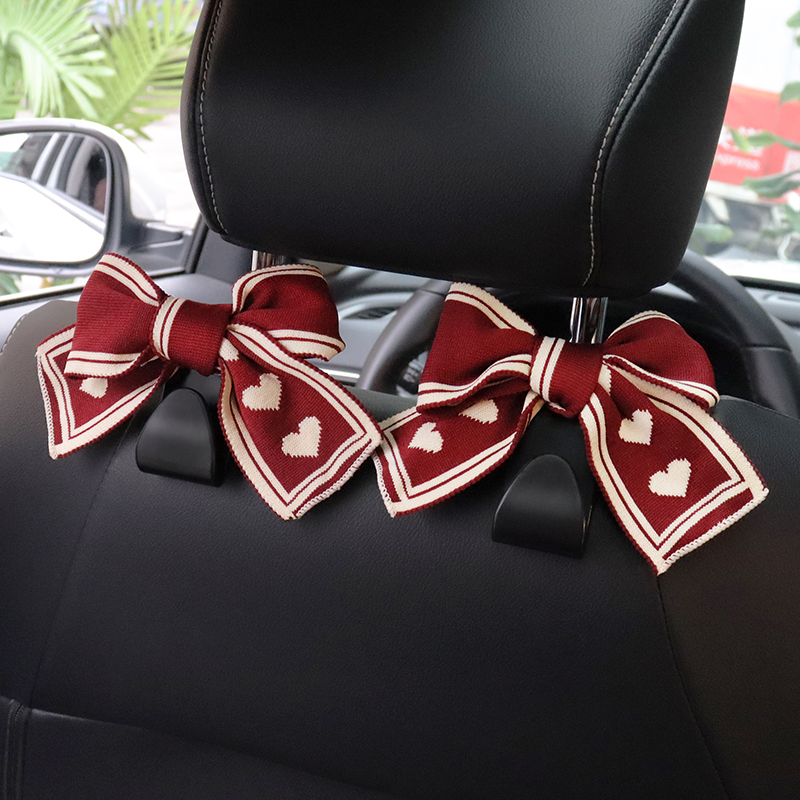 유니버설 연인 나비매듭 자동차 후크, 좌석 등받이 차량 - Women Accessories List 리뷰 및 가격