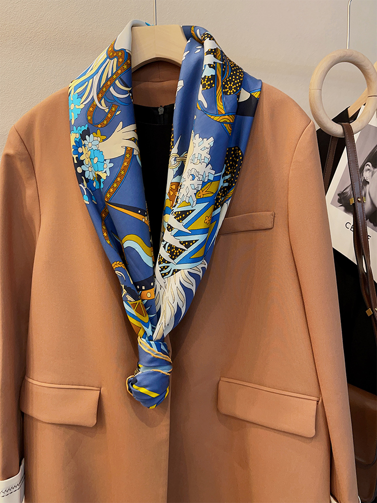 여성용 뽕나무 실크 대형 스카프, 럭셔리 디자이너 스카 - Silk Scarf Square 리뷰 및 가격