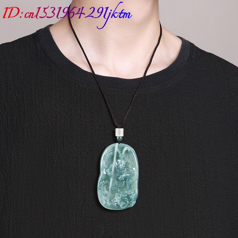 버마산 경옥 원숭이 왕 펜던트 목걸이 빈티지 럭셔리 여 - Women Accessories For Gift 리뷰 및 가격